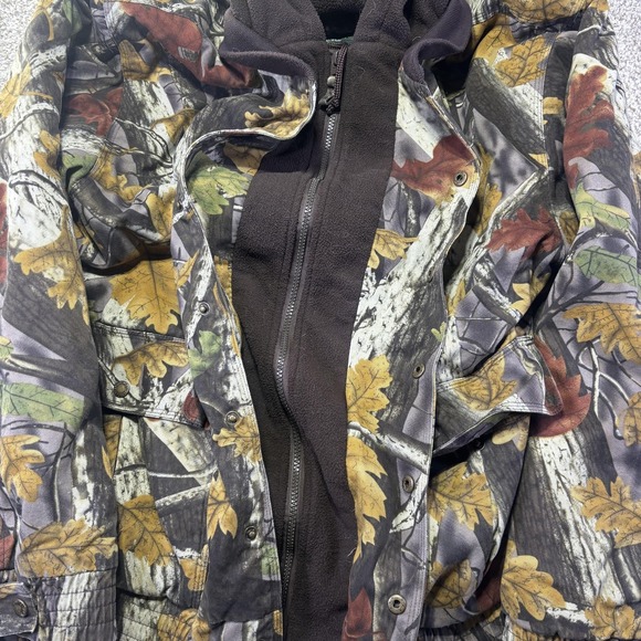 Master Sportsman Jacket Mens Large Camo Hooded Insulated Hunting Parka Canvas - Picture 6 of 12